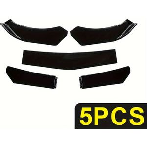 5pcs Universal Car Front Bumper Separator Bumper Lip Body Kit Duck Lip Separator For Cars