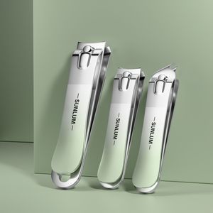 3-delige roestvrijstalen nagelknipset | Nagelvijl, dikke nageltrimmer, vingernagel- en teennagelknippers voor manicure en pedicure, moderne stijl, niet-inklapbaar, mesinclinatie 25°, merk