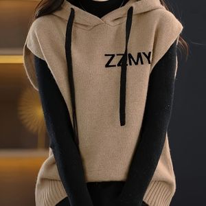 Vrouwen Casual Hoodie - Relaxed Fit met Contrast Kleurblok Design, Geribbelde Manchetten & Zoom, Pullover voor Casual Kleding, Vrijetijdskleding, Zachte Textiel