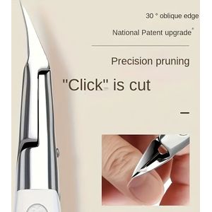 Precisie Roestvrijstalen Teennagelknipper - Moedervriendelijk, Ideaal voor Ingegroeide & Dikke Nagels, Klassiek Ontwerp, Geurloos, Duurzaam