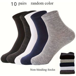 10 paar diabetische sokken voor mannen en vrouwen, comfortabele elastische gebreide stof, ademende polyestermix, met elastische , gebreid, geschikt voor senioren, cadeau