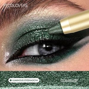 1 stuk Glitter Oogschaduwstift - Crème Textuur Waterdicht & Langhoudend, Donkergroene Metallic Pencil voor Prachtige Lookjes, 5-8 Gemengde Tinten