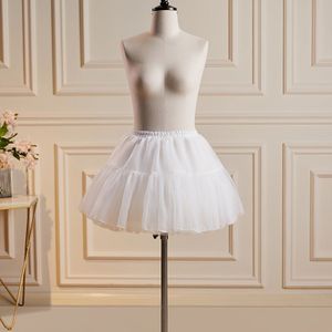 Witte Pluizige Tutu Rok - Volwassen Onderrok voor Jurken, Polyester, Sportieve Stijl, Rand Ontwerp, Perfect voor Lagen of Als Standaard Outfits
