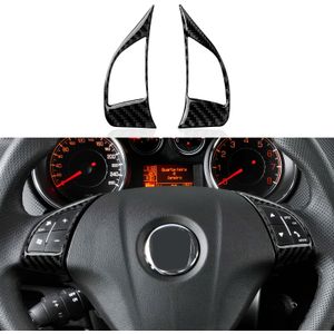 1 stuk 2 stuks 3 stuks Zachte Carbon Fiber Interieur Dashboard Trim Set Middenconsole Kit Geschikt voor FIAT 2007-2014 Accessoires