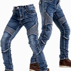Herren Slim Fit Modegewassen Jeans