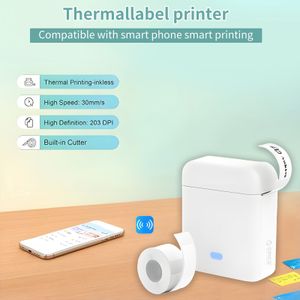 ORICO Mini Draagbare Thermische Labelprinter - Compacte USB-Gevoede met Draadloze Connectiviteit, Oplaadbare Batterij, Compact Ontwerp voor Kantoor & Thuisgebruik
