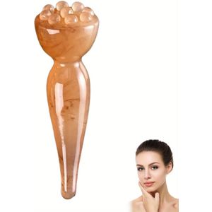 Resin Gua Sha Gezichtstools voor Reflexologie – Bevordert Gespannen en Fijne Lijnjes (Willekeurige Kleur)