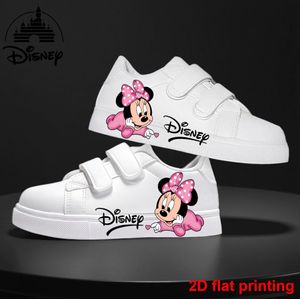 1 stuk Disney 2D platte print en Minnie schattige cartoon sneakers, licht en comfortabel, geschikt voor alle seizoenen