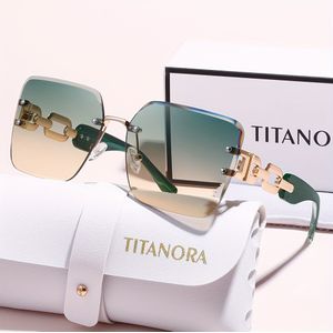 TITANORA Geometrische Frame Mode Dames Paar Decoratieve Bril, Vijf Frame, Anti-reflectie Lens, Geschikt voor, Festival