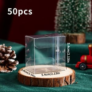 Enkele Macaron Verpakkingsdoos Transparante Plastic Doos 50st Transparante Macaron Doos Handdraagdoos