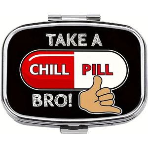 1 "Frozen Pills" Pill Box, 2 Kleine Pill Boxes - Draagbare Medicatie Organizer En Portemonnee, Ideaal voor Reizen