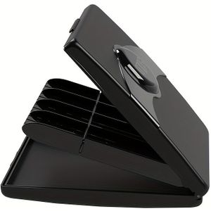 Portable Clarinet Reed Case, Saxophone Reed Storage Case For 8 Reeds, Individual Card Slots Reeds Case Compatible With