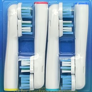 4 stuks Vervangende Opzetborstels Compatibel met Elektrische Tandenborstel 5000 8000 9000 Volwassenen Vitality | Niet-opgeladen, Zonder Batterij