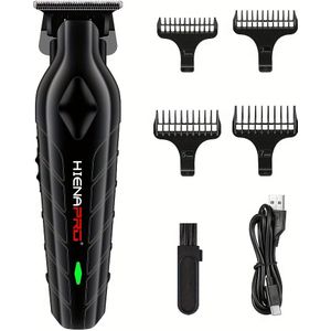 Professionele tondeuse voor mannen - draadloze tondeuse voor het knippen en verzorgen van haar, oplaadbare baardtrimmer