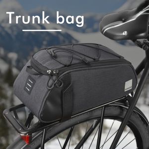 1pc Bicycle Rear Rack Bag, Large Capacity Insulated Rear Seat Bag For Cycling.