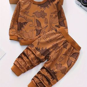 Lente en Herfst Zwarte Lijn Mode Set, Perfect voor Buiten