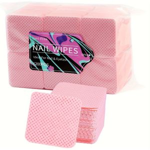 1200 stuks Roze Doekjes, Misscheering Non-Woven Schoonmaakpads, Absorberend & Wegwerp, voor Vrouwen & Schoonheidssalon, Geurloos, Groot Formaat, Multi-Gebruik