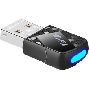 2-in-1 WiFi 6 Dualband Draadloze 2.4G/5G USB Adapter voor Mac Laptops & Desktops - , Geen Driver Nodig, Duurzame Draadloze Netwerkkaart met Dual-Band Ondersteuning, 2.4G/5G