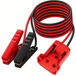 Milwaukee M18 Startkabelset, Auto Noodstroomgereedschap, 12AWG ,75M, Ongeladen, Geen Accu Vereist