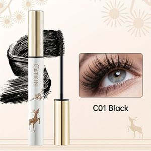 CATKIN Langdurige Zwarte Mascara Lengte Volle Volume, Lengte, Zachte Vederachtige Vollere Wimpers C01 - Kerstcadeau
