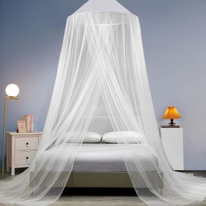 Easy-install Dome Net For Double Beds - Lightweight & Durable, Indoor & Outdoor Use, White, Ideal Gift For Family Or , Outdoor Net | Translucent Netting | Durable Fabric