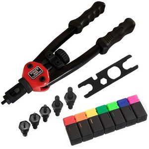 ALLSOME 1 st Auto Rivet Tool Klinkhamer Pistool Hand Klinken Kit Noten Nail Huishoudelijke Reparatie Tools BT-605