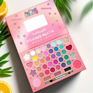 41 kleuren modieus make-up palet Dagelijkse gezichtskleurenpalette voor vrouwen mat fijne glitter oogschaduwpalet als cadeau voor familie en feestdagen