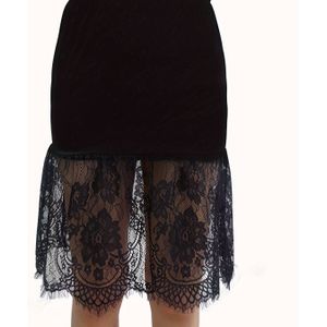 Elegante kanten afwerking gordel shorts voor dames - Polyester, kleur, medium ondersteuning, gebreide stof, volwassen pasvorm - Geen riem, kanten paneel detail