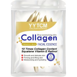 Collageen Verstevigende Capsule Essence, Hydraterend en Voedzaam voor een Gladde Beige Tint met Plantaardi