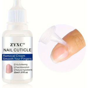 10 Vingers Tips voor Nagel Exfoliërende Crème Vloeibare Verwijderaar voor Nagelhuid en Dode Licht Beige met Geschikt voor Alle Licht Beige Typen