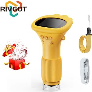TEMU Kinderen draagbare , mini handzame digitale zakmicroscoop voor kinderen en volwassenen, SD-kaartsleuf, macro IPS-scherm elektronische vergrootglas, verjaardagscadeau voor kinderen, kerstgeschenk