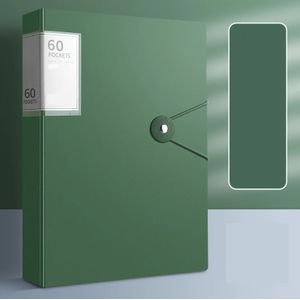 Design A4 Pocket Folder With 60 Insert Pockets - Pp Material For And Organization