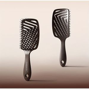 1st Peddel Haarborstel voor Fijn Haar Dames - Professionele Haarborstel met Ventilatiegaten - Lichtgewicht Ontwarraar Handvat voor Comfortabele Styling