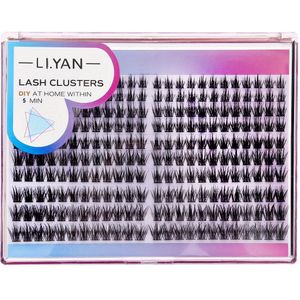 220pcs Lash Clusters Extensions DIY 10-16mm Wimpers Met Wimpers Bond En Seal Wimpers Remover Voor Wimper Extensions En Wimpers Applicator Tool Individuele Wimpers Thuis