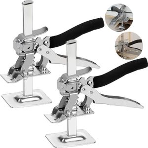 2-Pack 7.5-Inch Multifunctionele Meubellichter, Krachtsparende Armkrik, 220 lbs Capaciteit, Handmatige Lift 3.9 Inch, Stalen Constructie voor & Deur Installatie