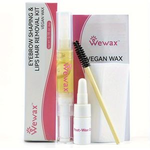 5g Wenkbrauw Waxset Wenkbrauwvormende Wax Snelle Wenkbrauwvorming Makkelijk mee te nemen Geschikt voor Wenkbrauwen, Bovenlip, Kin en Andere Kleine Gebieden Ontharing