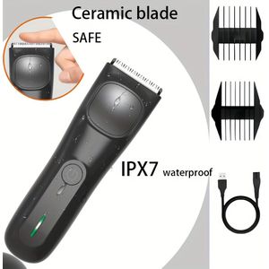IPX7 Body Hair Trimmer voor mannen en vrouwen, multifunctionele elektronische haartrimmer, geschikt voor het trimmen van haar over het hele lichaam