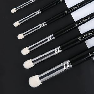 Premium Geitenhaar 6- Miniatuur Verfkwasten Set - Dome Drybrush Kit voor Schaalmodellen & Miniatuurwerken - Houten Handvat Knutselgereedschap