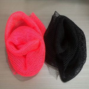 2 Stuks Afrikaanse Netzeen - Exfoliërende Badscrubber, Bodyhuid Rugscrubber, Alcoholvrije Badaccessoire Voor Douchen