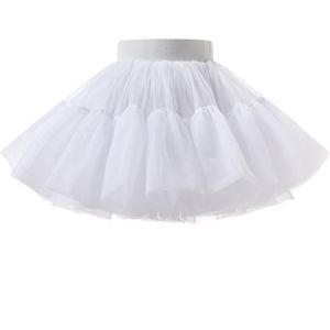 Solid Tutu Rok Comfortabele Mesh Rok Preppy Stijl voor Zomerfeest Cadeau Performance Dans Dagelijks