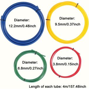 4 stuks AC koperen buisbuiger, flexibel ontwerp, PE airconditioning koperen buisbuiger, eenvoudig buiggereedschap, isolatiemateriaal, autoreparatiegereedschap