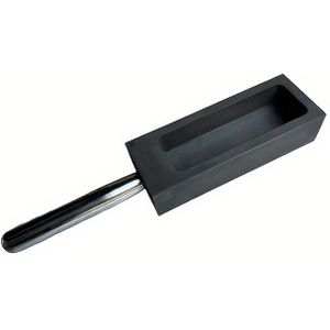 Graphite Mold For Melting Golden And Silvery , Rectangle Shape With Handle, Casting Tool For Jewelry Making