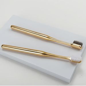 2 stuks Luxe Zachte Borstel Tandenborstelset, Handmatige Volwassenen Tandenborstel voor Diepe Tandvleesreiniging en Gevoelige Tanden, Essentieel Dagelijkse Mondverzorgingsartikel