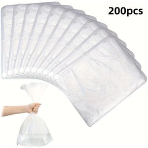 200 stuks Wegwerp Voetenbad Liners Draagbare Badkuip Zakken, Plastic Pedicure Spa Tassen Foot Bath Linnen voor Vettenvoothoek Hotel Thuisgebruik, 25 Inch