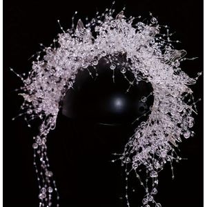 1 stuk Elegante Bruidshaarkam met Vlinder- en Traandesign – Luxueuze Trouwaccessoire voor Bruiden, Prinsessenstijl, Kunststof Materiaal, Bohemiaans Geïnspireerd