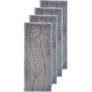 4/8 Pakketten M6 Pads voor de IRobot Jet M6 (6110) (6012) (6112) (6113) Robot Mop, 4 Pakketten Grijze Wasbare Nat en 4 Pakketten Microvezel Diep Reinigende Nat Pads