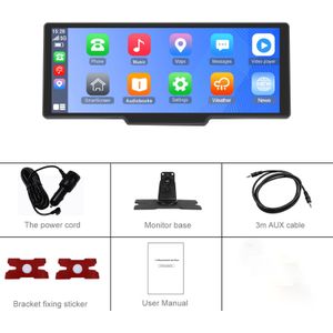 10,26'' IPS Touchscreen Draagbare Auto MP5 Speler met & Auto voor Muziek en Video's, FM-zender, AUX-kabel en Mirror Cast