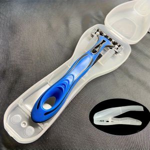 Duurzame Reisaccessoires voor Toiletartikelen - Gemaakt van Plastic, Lichtgewicht, Stofbestendig, - Compacte Opslag Geschikt voor Reisscheermes en Accessoires