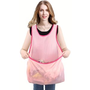 Capaciteit Multifunctionele Schort | Zakontwerp | Mouwloos met Comfortabele Bandjes | Ideaal voor Herfsttuinwerk, Kleden Drogen en Fruit- en Groente Oogsten