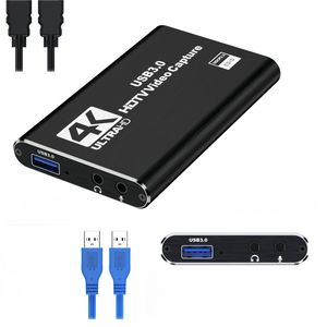 4K HDTV Video Capture Kaart met 1080P 60FPS, USB 3, 0 Game Recorder voor Streaming/Gaming/Vergaderingen - , Ultra-Lage Latentie, HDR Ondersteuning